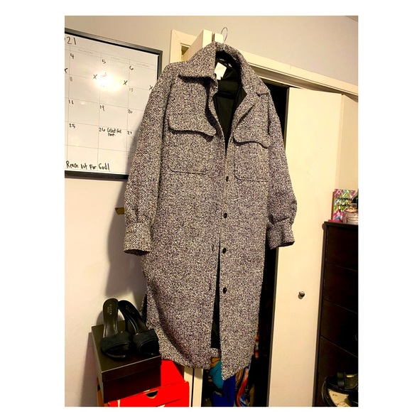 H&M Jackets & Blazers - Nice Over Size Peacoat!
